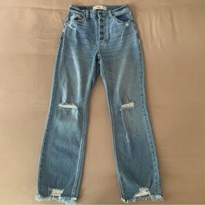 Abercrombie & Fitch Blue high-waisted Jeans